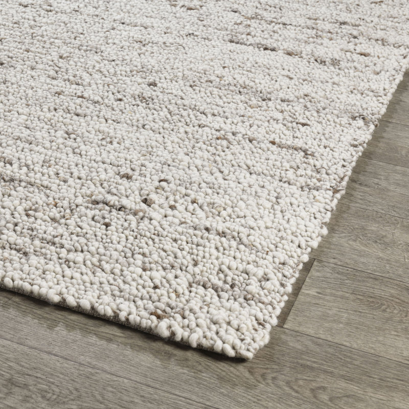 Loomis Hand Woven Wool Abstract Area Rug, Rectangle 9' x 12'