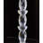 12.2'' H Crystal Tabletop Candlestick