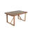 Rectangular 6 - Person 59.8'' L Outdoor Dining Set with 4 Chairs-437925324