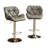 Glasgow Contemporary Tufted Adjustable Height Hidraulic Bar Stools, Set Of 2-1182899158