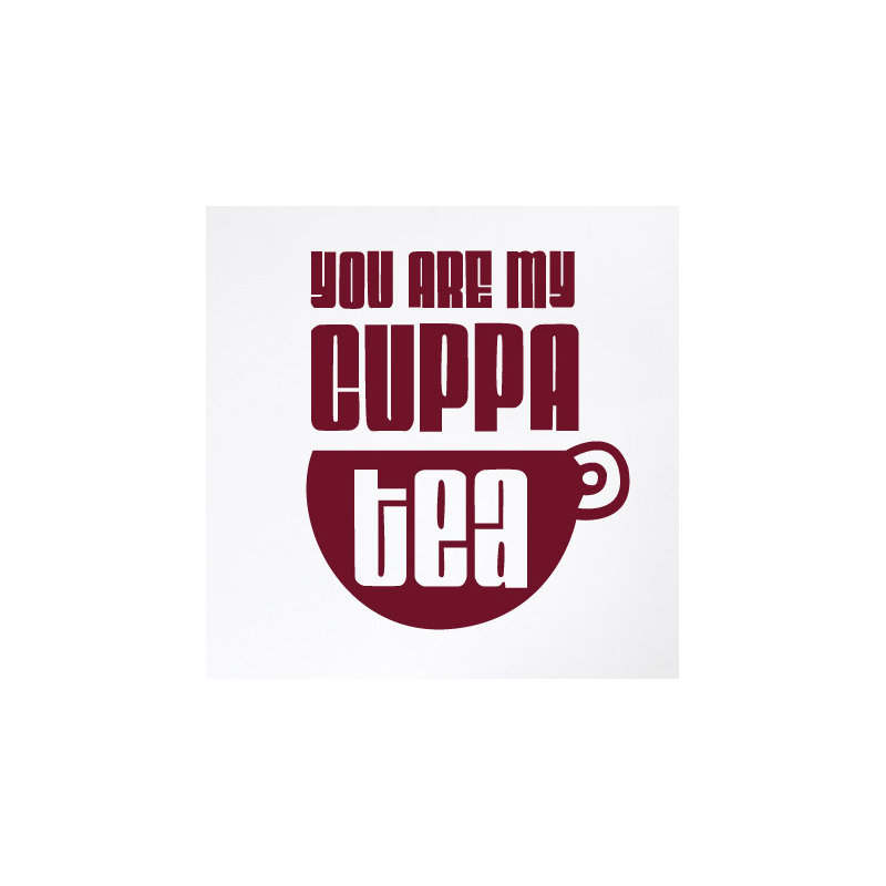Wall Decal, Burgundy, Medium