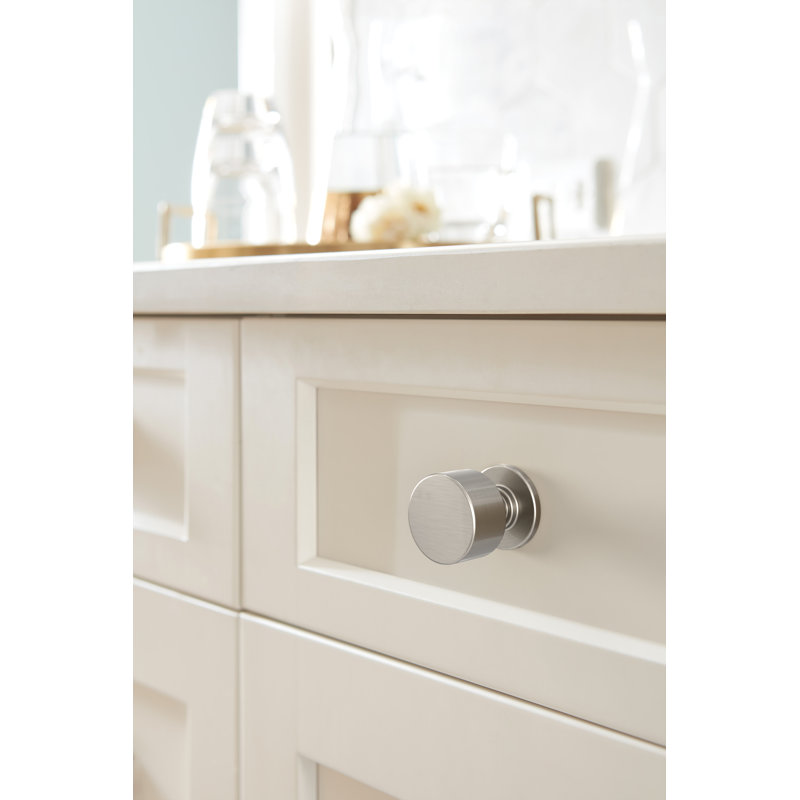 Poignée d'armoire Balon (25 mm) de diamètre, 1 1/8", Nickel satiné