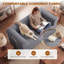 3 Seater Linen Sofa-130670064