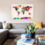 Map Of The World (Abstract Painting) II by Michael Tompsett - Print on Canvas-42157137-56803699