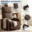 Recliner Chair For Adults, High Backrest, Thick Cushion, With Side Pocket-2005819782