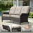 Wicker 5 - Person Patio Conversation Set with Cushions-871569534