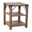 Taley 3-Tier Side Table with Metal Side Braces and Corner Caps-2238936