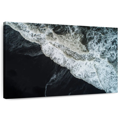 Islandais, plage de sable noir