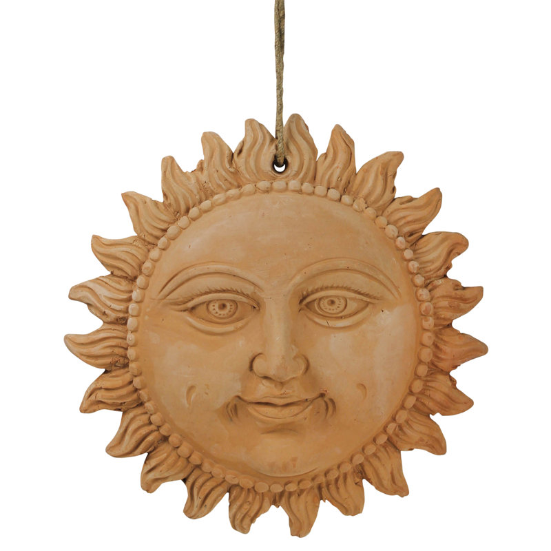 «Terracotta Sun», art mural suspendu