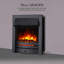 Meadow Castleton Fires & Fireplaces 129.54 cm W Electric Fireplace with 6824.28 BTU-1251783283-1259769110