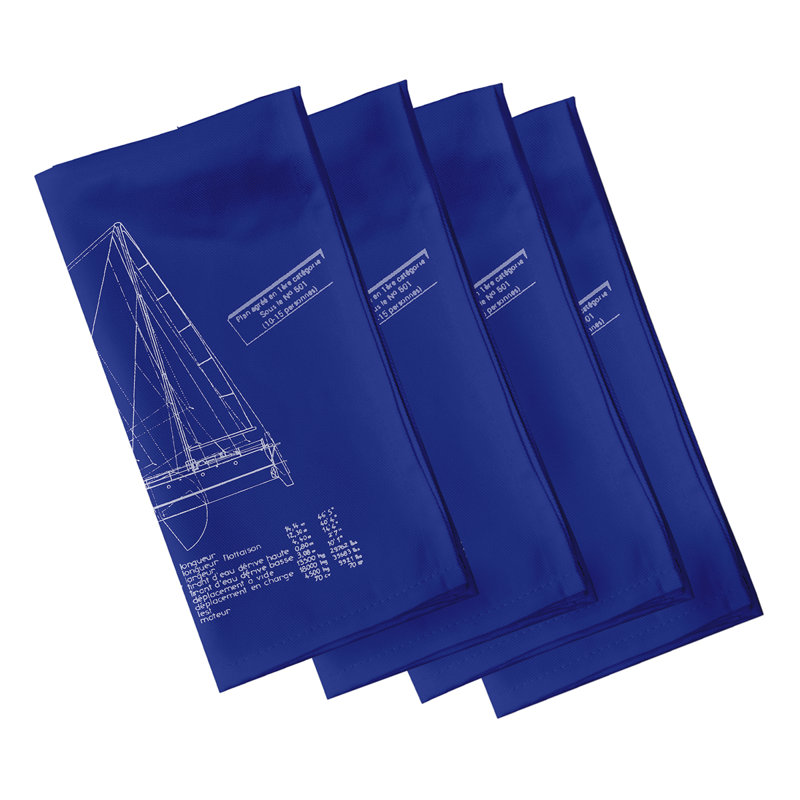 Serviette Aksel Sail Plan 19 "