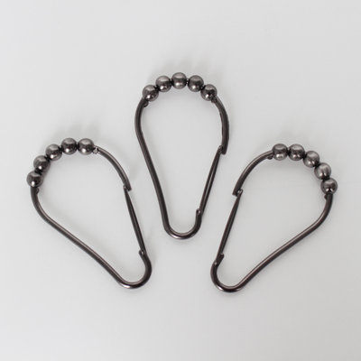 Crochets de rideau de douche Premium Premium