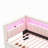 Stylish Twin Platform Bed with USB and LED, Extra Storage Options-585734732