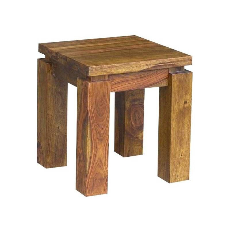 Metro Life Solid Wood End Table