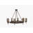 8 - Light Dimmable Wagon Wheel Chandelier-99527883-99527884-99527885