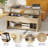 37.5"W Lift Top Coffee Table with Storage Hydraulic Lift Large Capacity-712829245