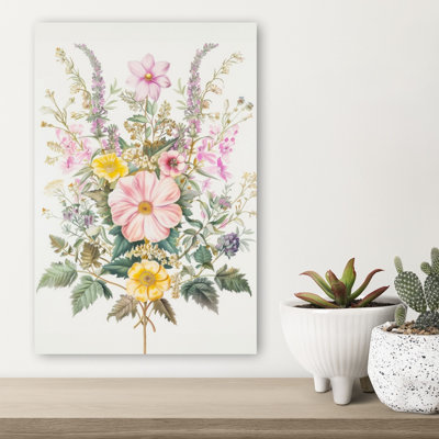 Vibrant Garden Flowers Delicate Elegant Vibrant Flower Nature Wall Art Print