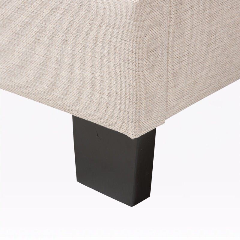 Manthey Upholstered, Queen Standard Bed, Light Beige, 64'' W X 83.00'' L X 51.57" H, Queen, Beige