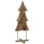 Christmas Tree with Stand Brown Solid teak wood-422550010