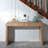 Rustic Wooden Console Table with Drawer