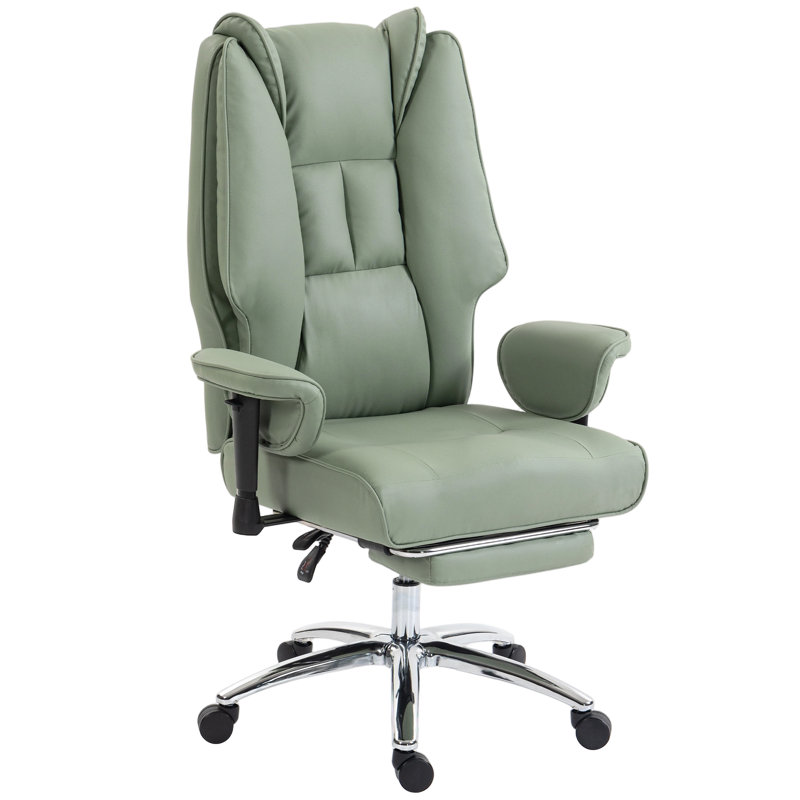 Rebrilliant Office Chair, Green, Green