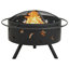 Ettinger Fire Pit with Poker 76 cm XXL Steel