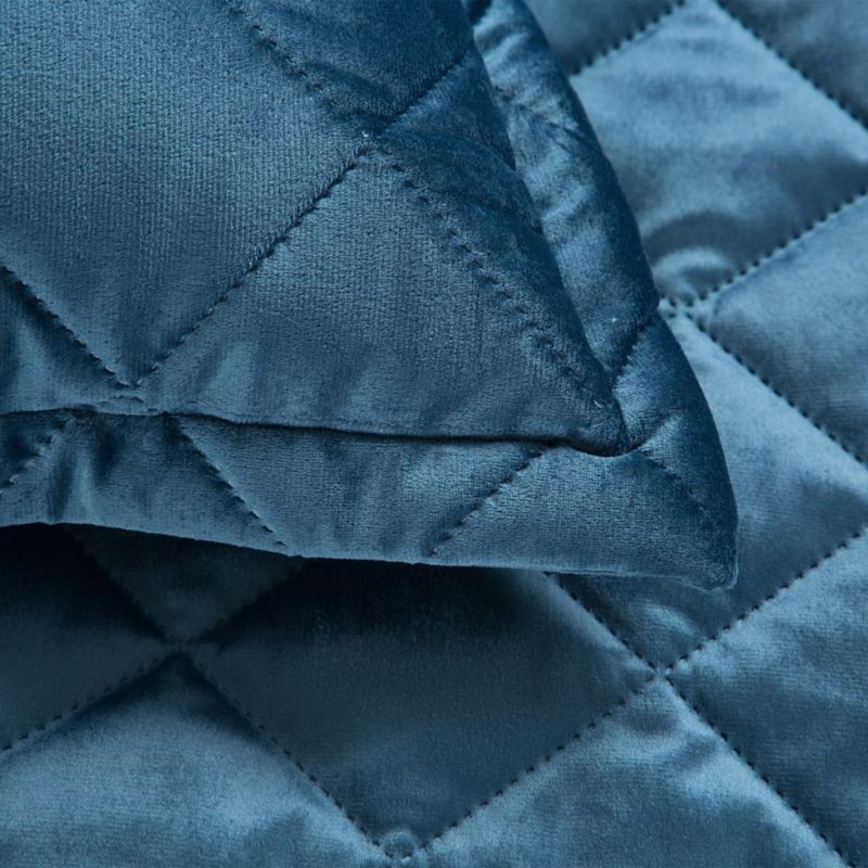 Kristin Pillowcase, Navy Blue, 60cm H x 60cm W x 6cm D