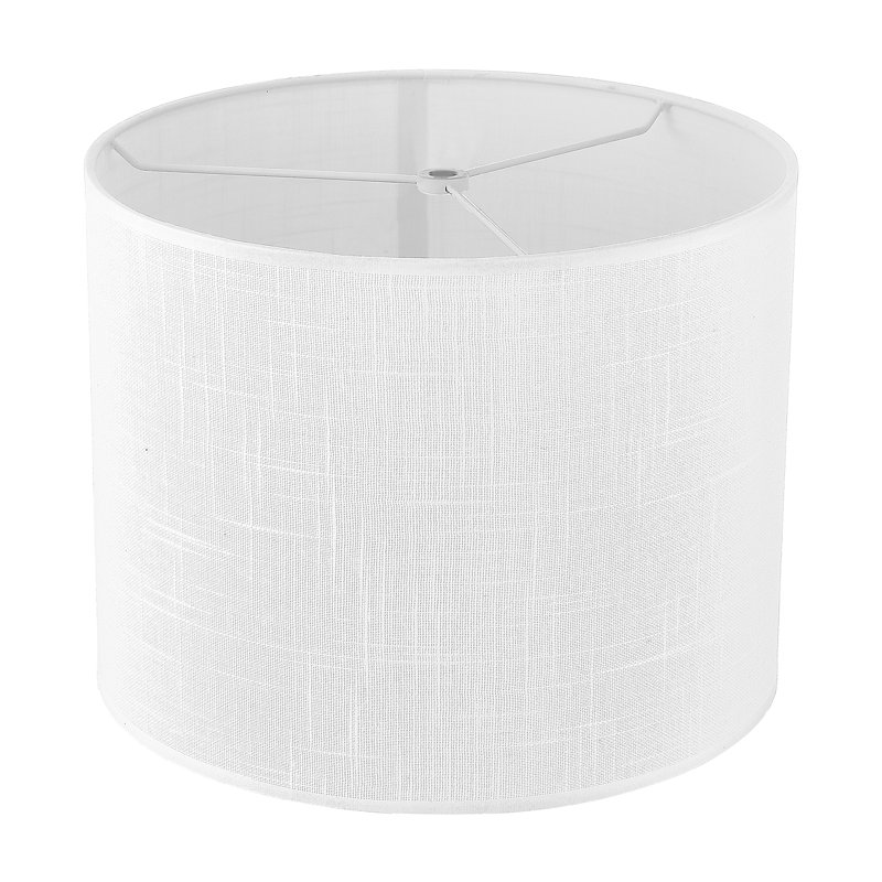 Abat-jour cylindrique blanc 9 "H