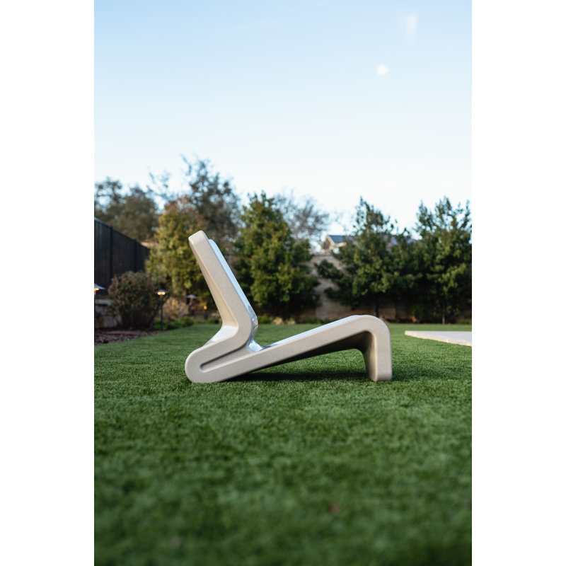 Line Outdoor Lounge Chair, Sandstone