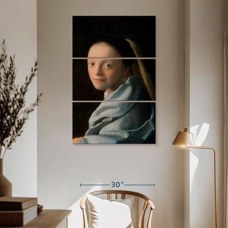 Étude Leisha d'une jeune femme 1665-1667, H 65 po x l 42 po
