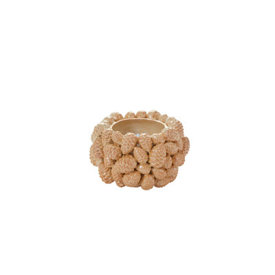 Pot pin doré 9 po x 5,5 po