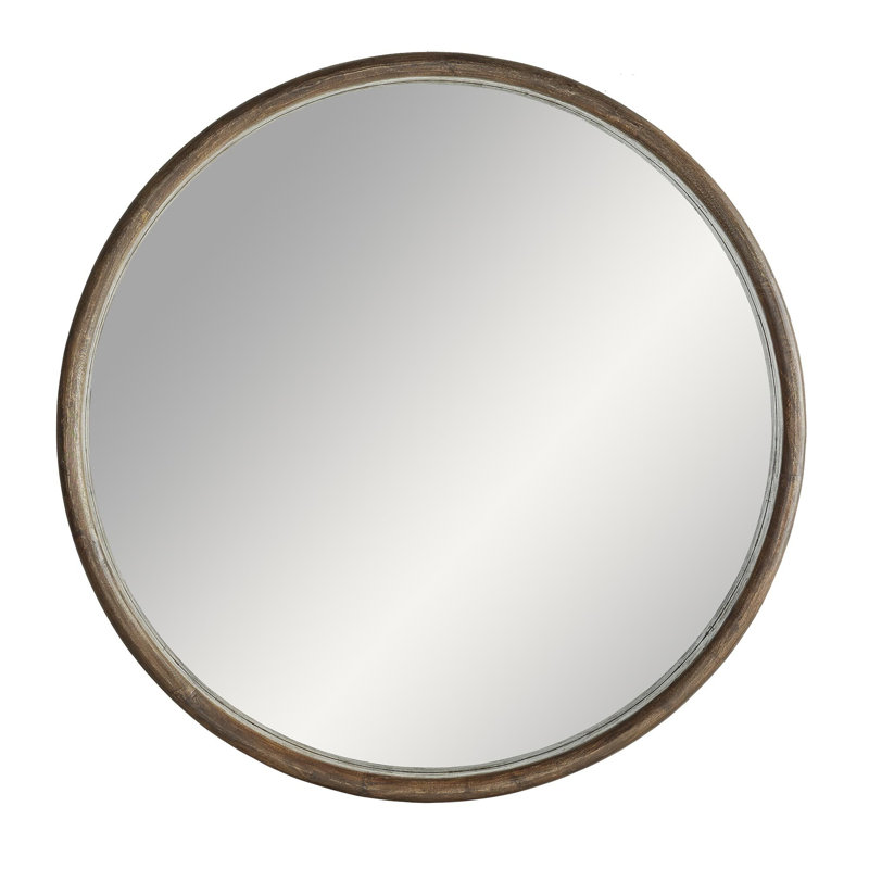 Lesley Large Mirror, Light Walnut