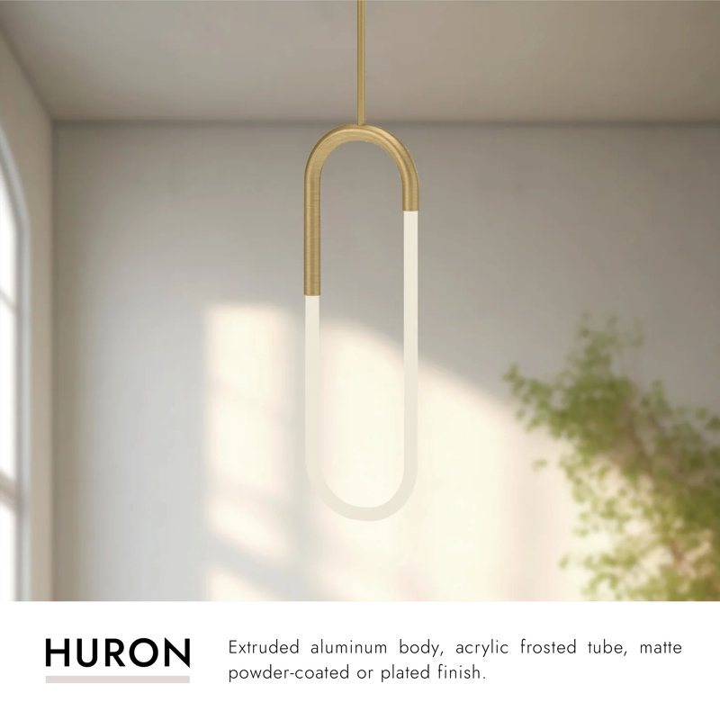 Huron 1 - Light LED Pendant, Black