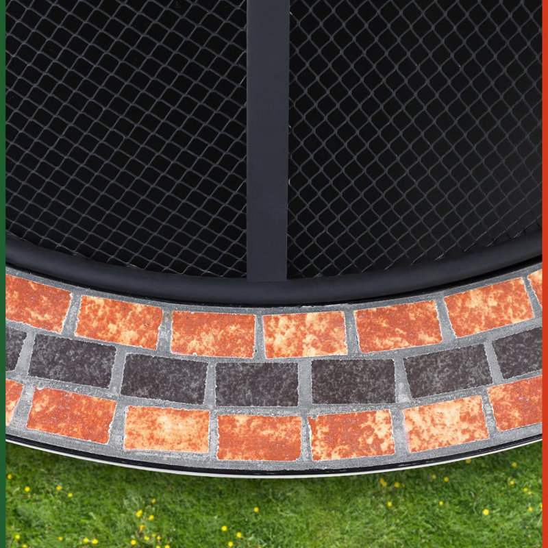 Sais Round Metal Wood Burning Smokeless Fire Pit