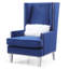 Élégante chaise longue à accoudoirs carrés