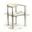 Chaise rembourrée à dossier bas-1719392136