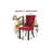 Modern Velvet Wingback Tufted Solid Wood Upholstered Dining Chairs,Red-1057553566-1057553541