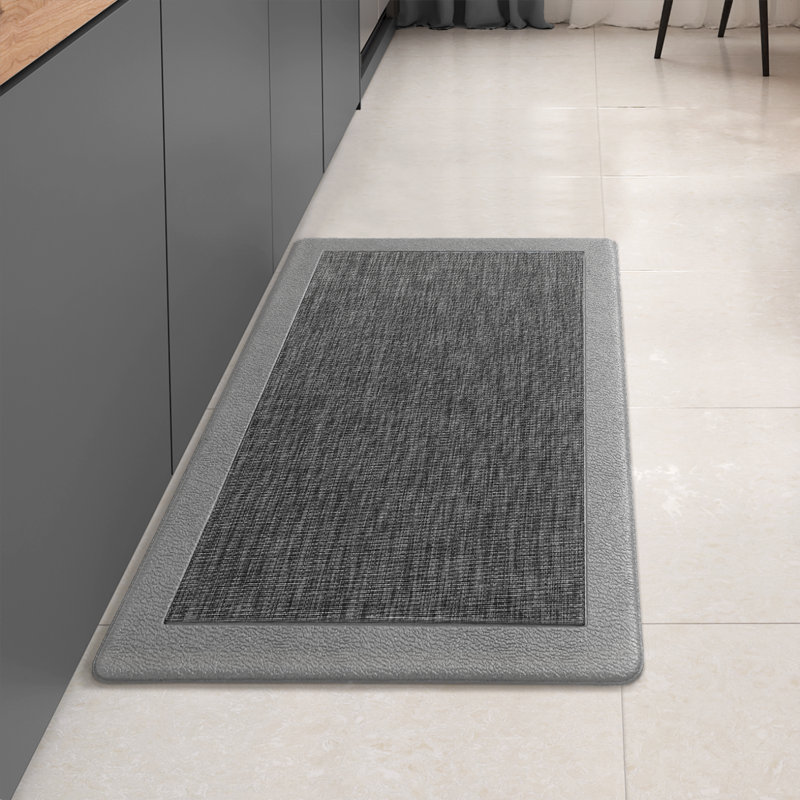 Tapis anti-fatigue Deeana, Rectangle 1 pi 5 po x 2 pi 5 po, Gris foncé