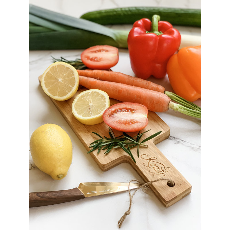 Organic Bamboo Rectangular Cutting and Serving Board