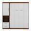 Lit escamotable double pleine grandeur avec armoire
