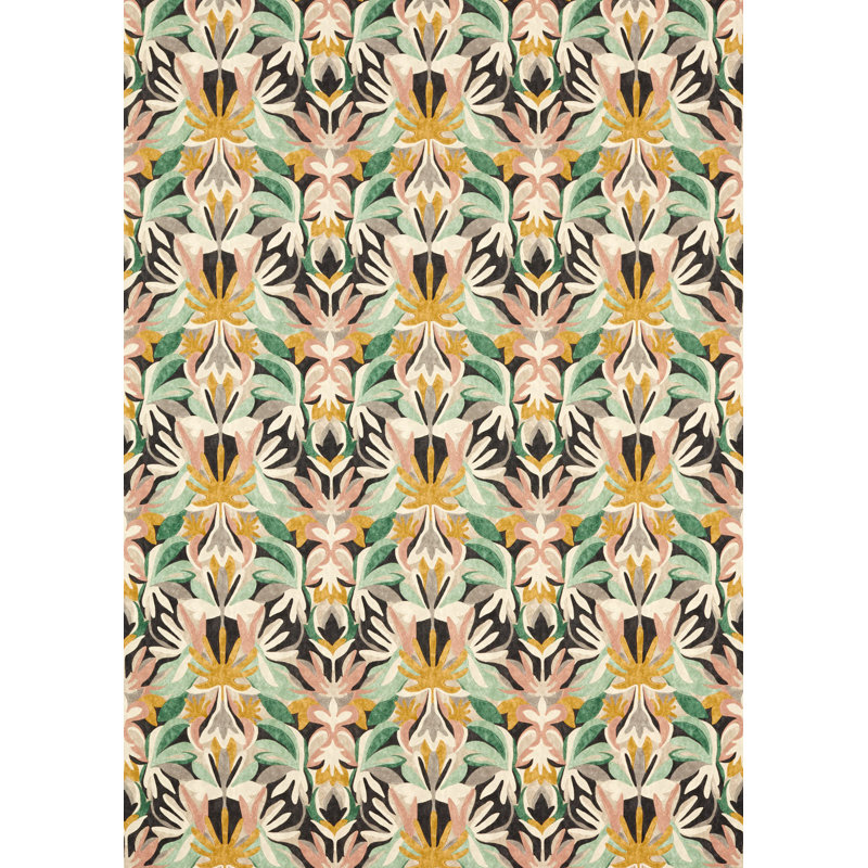 Melora Fabric, Blush/Eucalyptus/Sand
