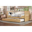 Lit plateforme simple avec tiroirs et lit gigogne-618999472