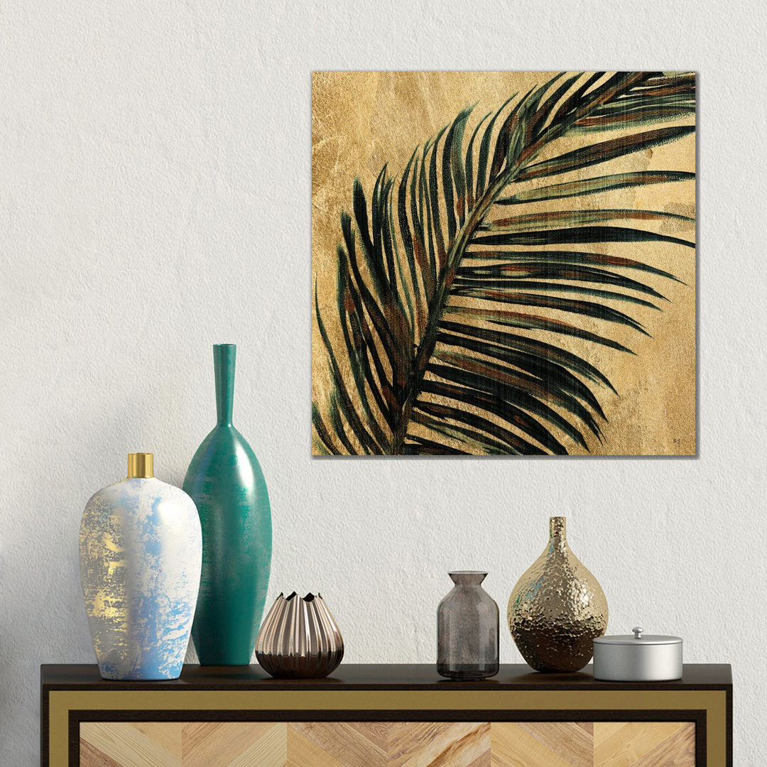 Lush Palm I von Susan Jill - Galerie-umwickelte Leinwand Giclée auf Leinwand