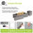 Outdoor 12.6" H X 42" W Metal Propane Outdoor Gas Fire Pit Table With Golden Light-339397009