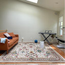 Lark Manor Dimmitt Floral Light Brown/Cream Area Rug & Reviews | Wayfair