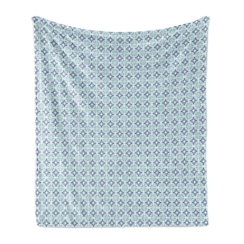 Hand Woven Throw Blanket, 60" W x 80" L