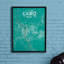 Cairo City Map - No Frame Print-1485591391