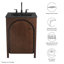 Meuble-lavabo simple avec plateau en céramique Modway Appia-94387504-94387505
