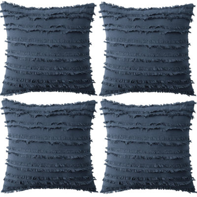 Cotton Blend Reversible Pillow Cover