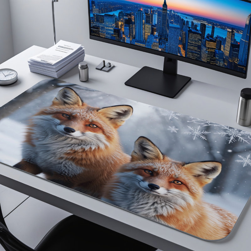 Polyester Desk Pad, 14.4x12.1